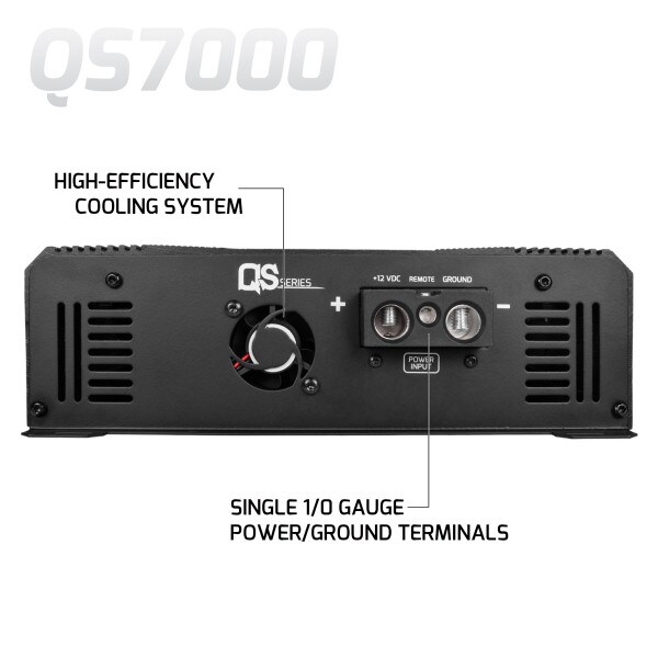 Main product image for PRV Audio QS7000 1 Ohm QS Series 1-Channel Full-Range Amplifier 7000W294-3523